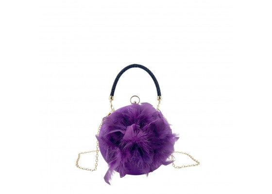 Bolso Clutch Pluma